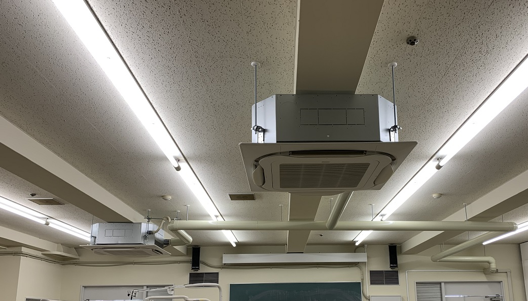 空調機 エアコン ラウンドフロー 施工後 After