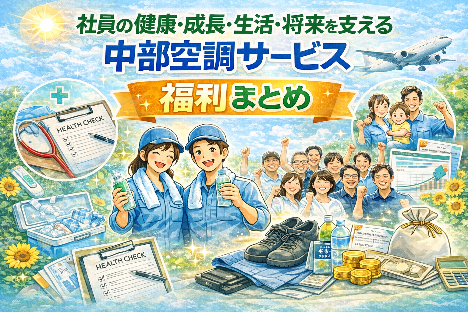 中部空調サービスの福利厚生・健康経営 まとめ